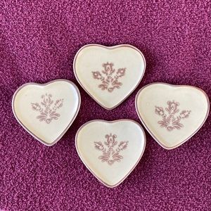 Pfaltzgraff “Village” TeaBag Holder Set Vintage